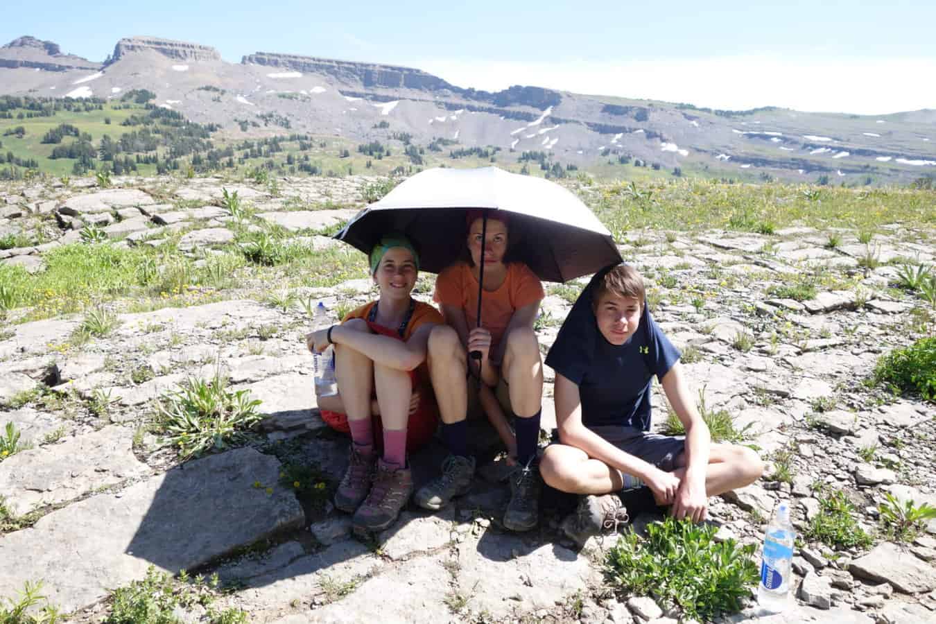 How to Hike Hands Free with an Umbrella