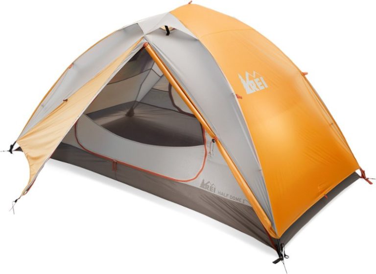 rei half dome with air mattress