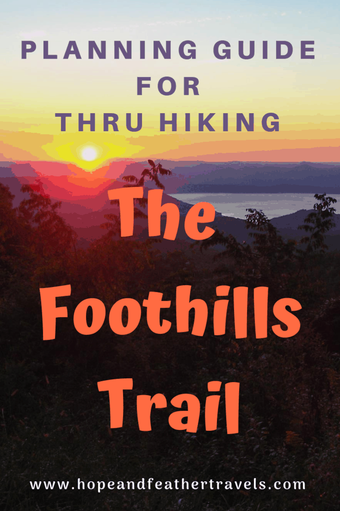 Planning Guide for a Foothills Trail Thru Hike - Nancy East